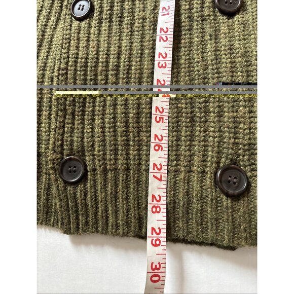 Sundance Green Heavy Sweater Size Large Lambswool - Picture 7 of 7